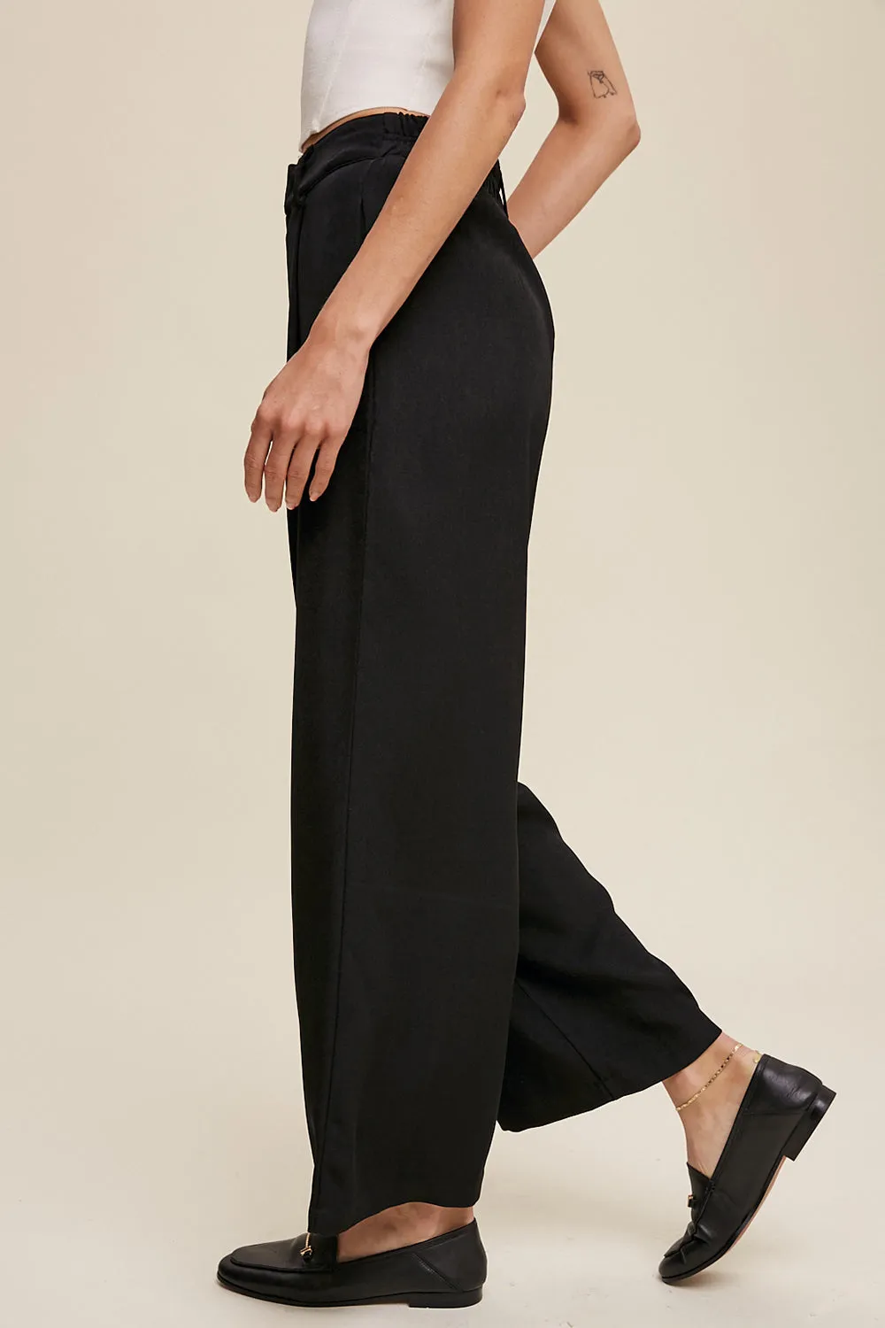 Straight Leg Trouser Pants