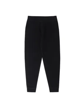 Sunspel Womens Relaxed Track Pants Black