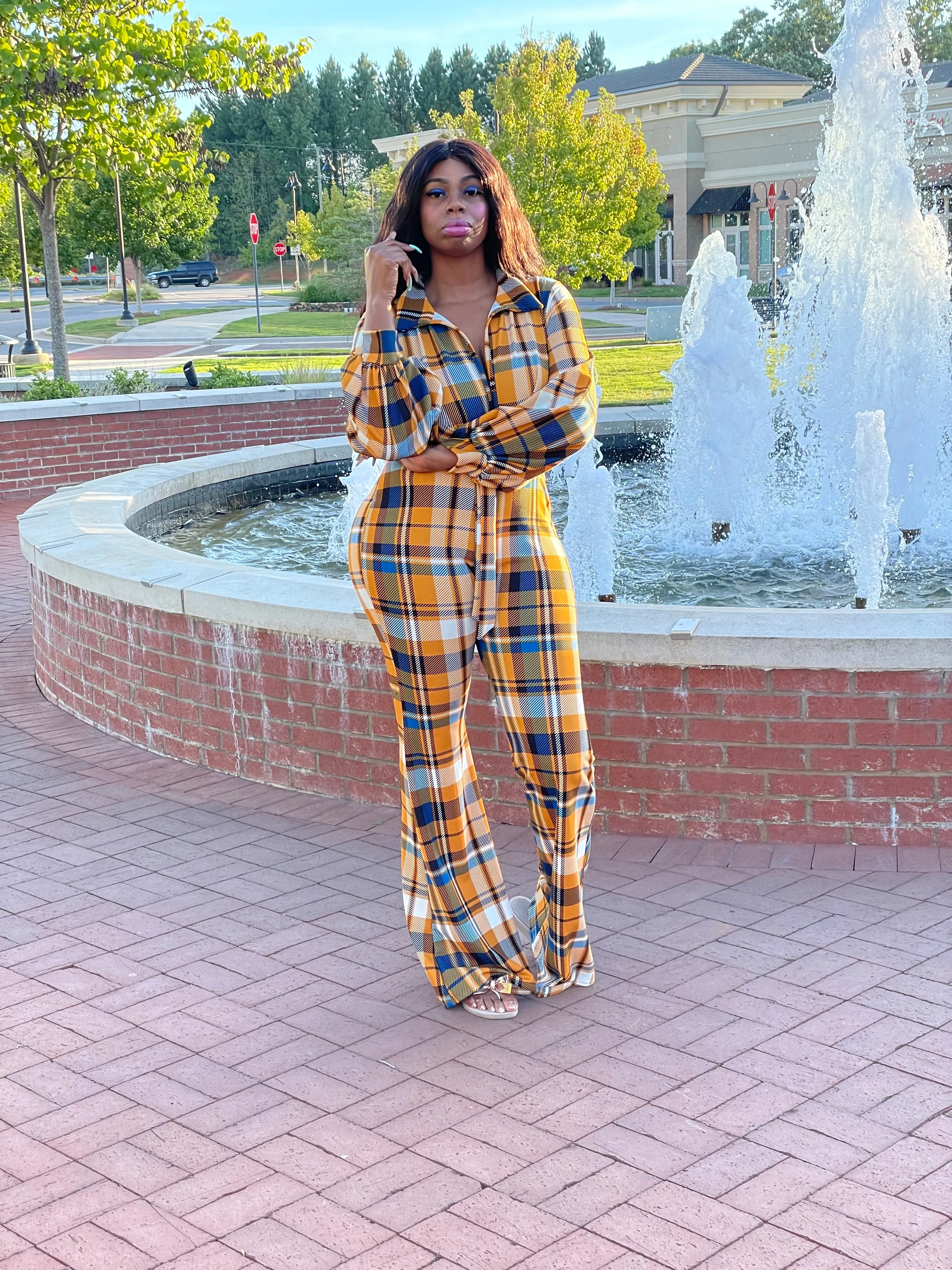 The Plaid Jumpsuit