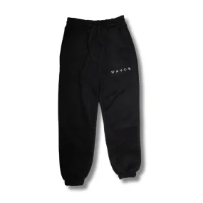 Waves Collection 001 Sweatpants (Triple Black)