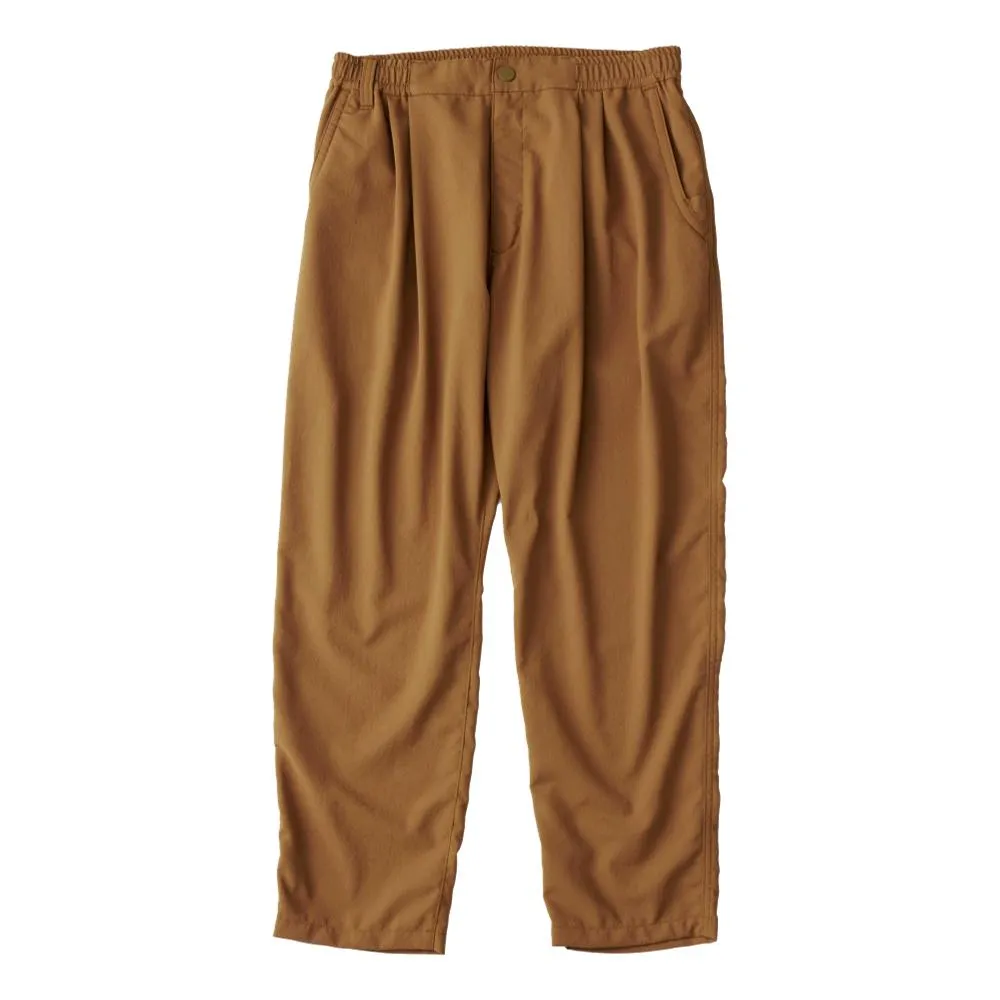 WHITE MOUNTAINEERING 2 TUCKED TAPERED PANTS-BEIGE