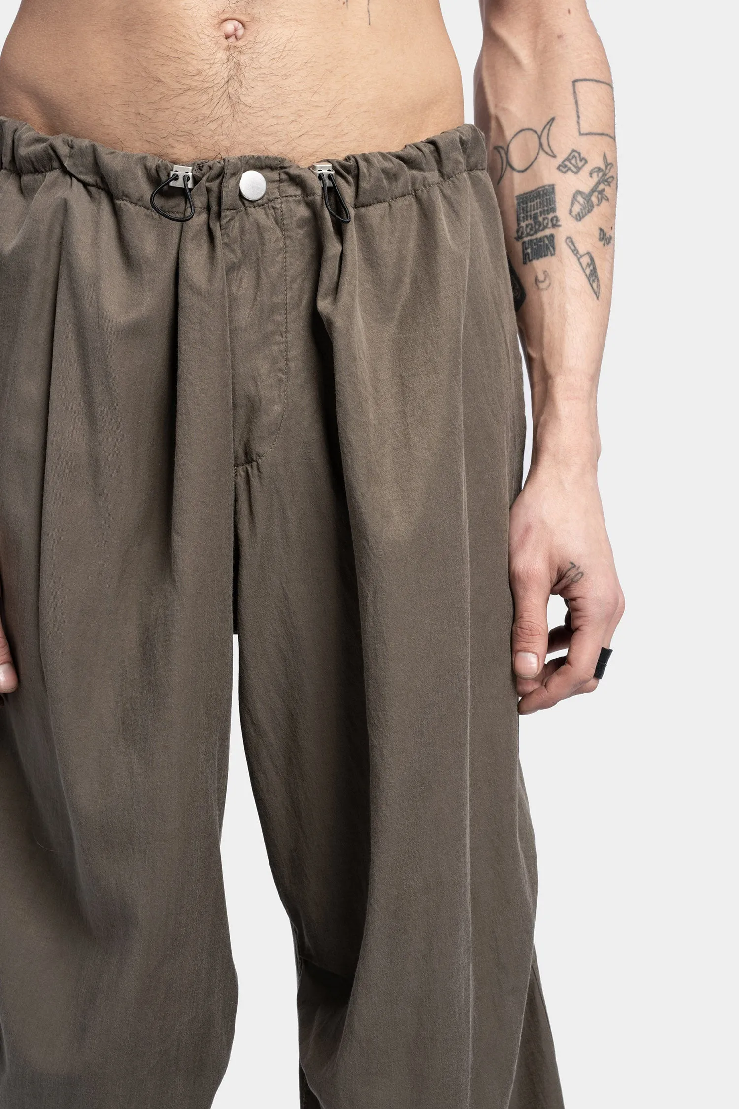 Wide Transform Pants, Military Green