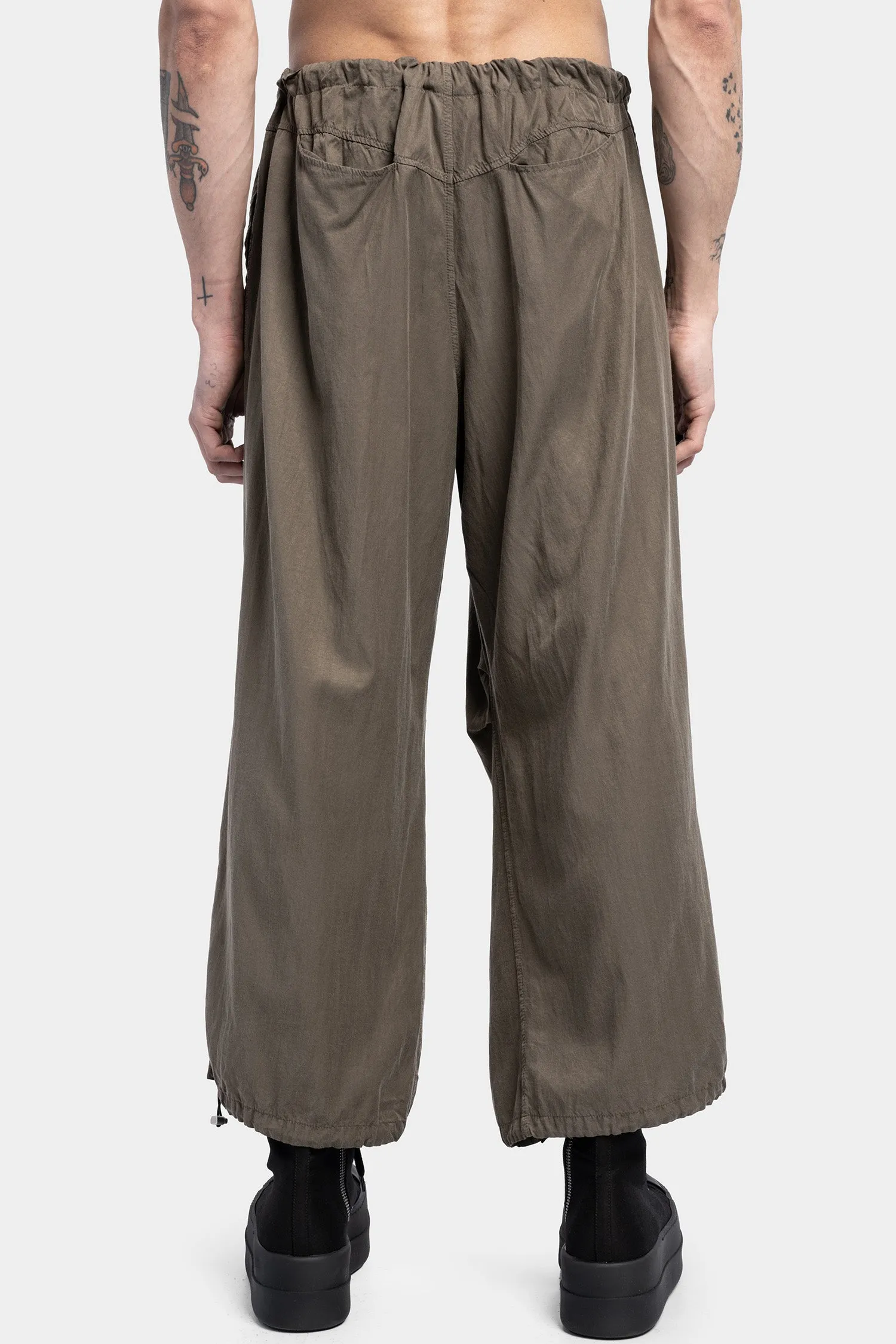 Wide Transform Pants, Military Green