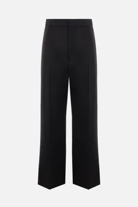 wool straight-leg pants