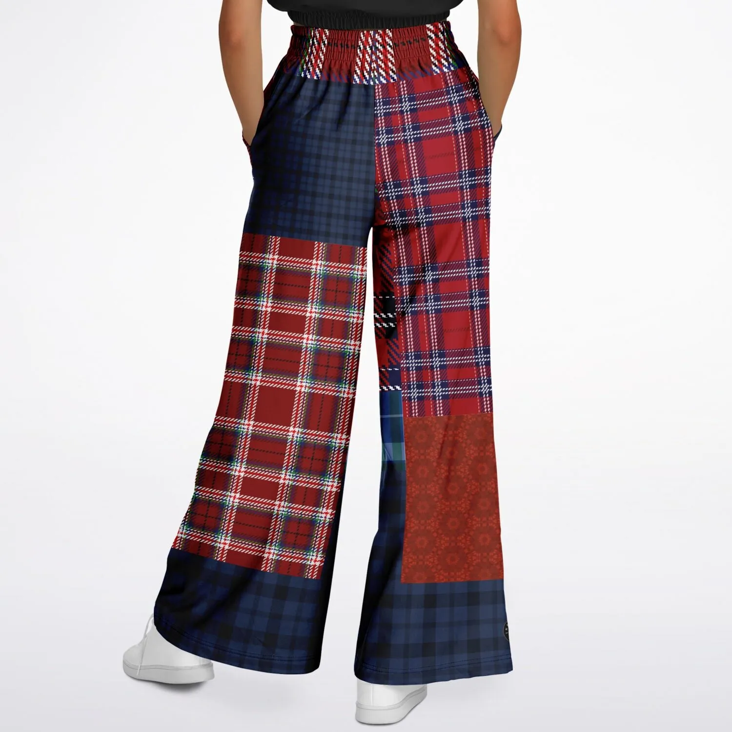 Yankee Doodle Plaid Patchwork Bellbottoms